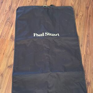 Paul Stuart canvas garment bag 53" chocolate brown
